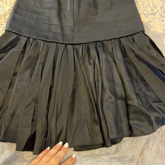 ZAC POSEN ❤️💋FUN SEXY FLIRTY SKIRT💋❤️SIZE COLOR BLACK SILK BLEND FLOWY 6 542 - Picture 6 of 16